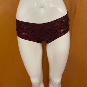 Cleo The Hurricane Pole Mermaid Shorts Size Small Dance Fitness